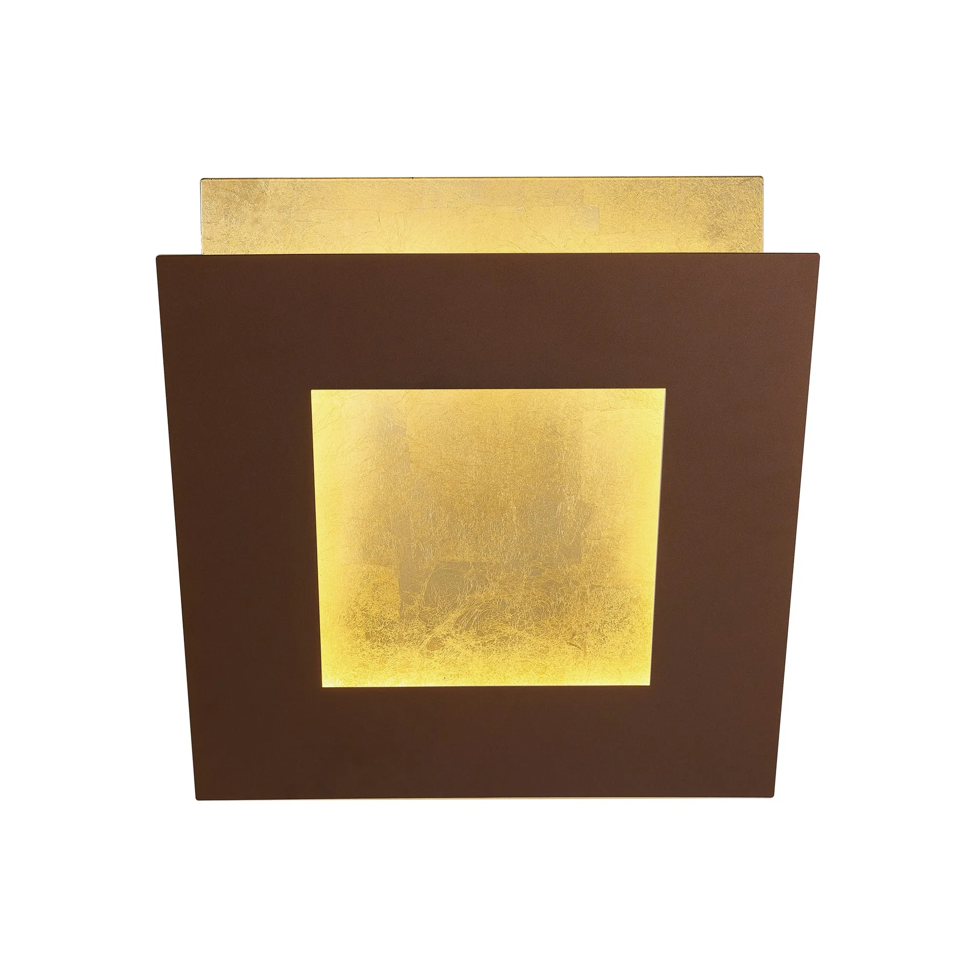 Dalia Rust Brown Wall Lights Mantra Flush Wall Lights